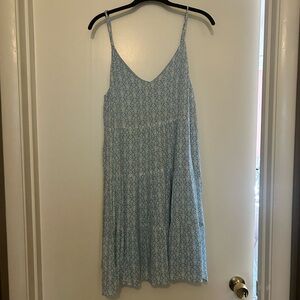 Mittoshop Blue Patterned Mini Dress